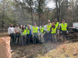 volunteers cedar glade trash cleanup