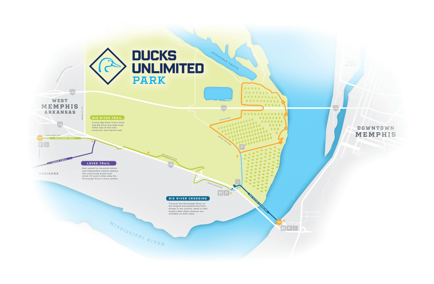 Ducks Unlimited Park Map 1