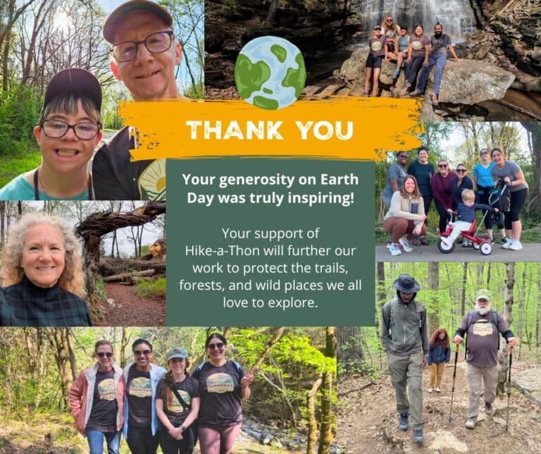 Hike-a-Thon Earth Day Campaign April 2025 TennGreen Land Conservancy