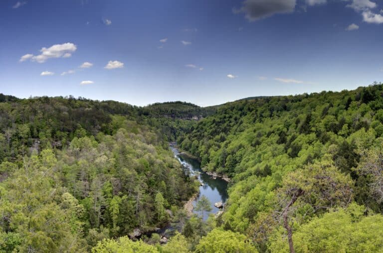 Lilly Bluff Overlook - Clear Creek - CREDIT CHUCK SUTHERLAND FOR ANY USE