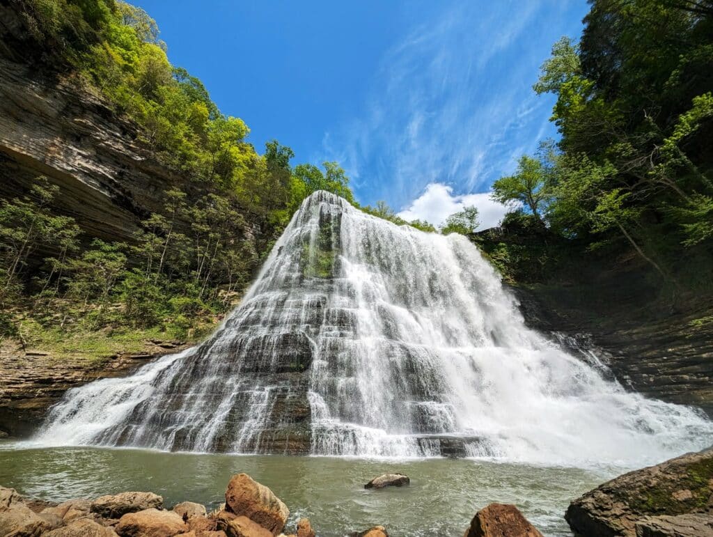 Burgess Falls Tennessee waterfall hikes Jon D Bumpus TennGreen Land Conservancy