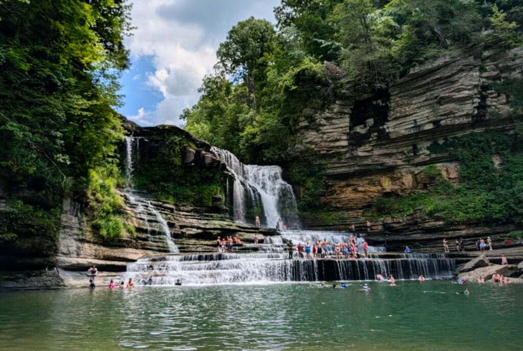 Cummins Falls Tennessee waterfall hikes Jon D Bumpus TennGreen Land Conservancy