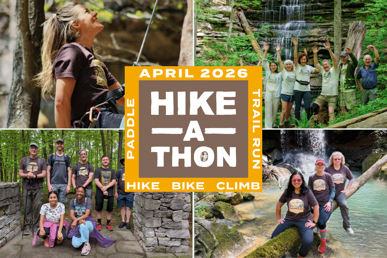 Hike-a-Thon, the month-long competition that supports the protection of Tennessee's lands and waters, began its adventure competitions Tuesday, April 1