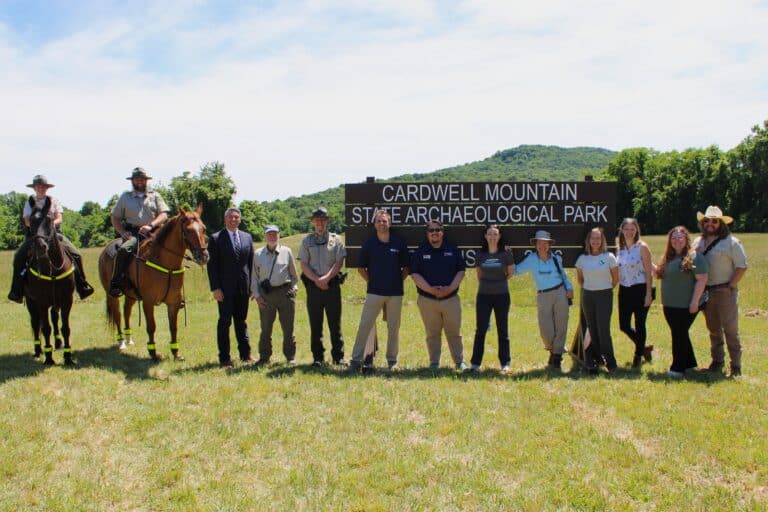 Cardwell Mountain Archaeological State Park acquisition partners TennGreen Land Conservancy Jon D B