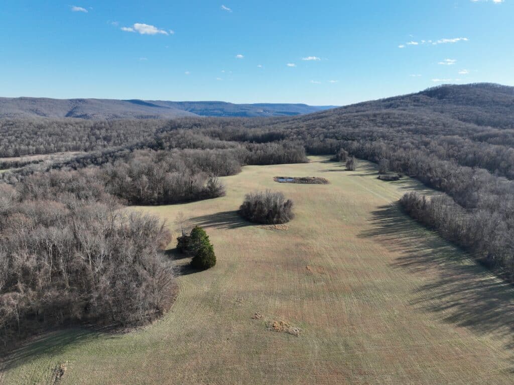 Cardwell Mountain aerial view (photo by Jon D. B., TennGreen)