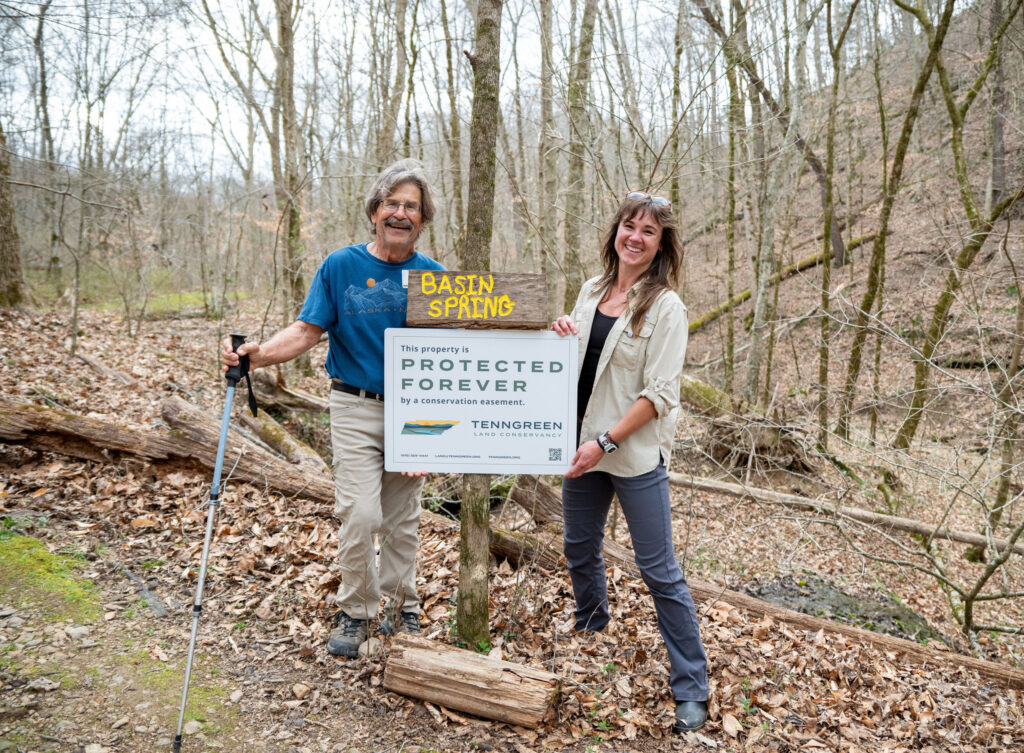 Basin Spring Conservation Easement Dr. Joe Little Kristen Hanratty TennGreen Land Conservancy