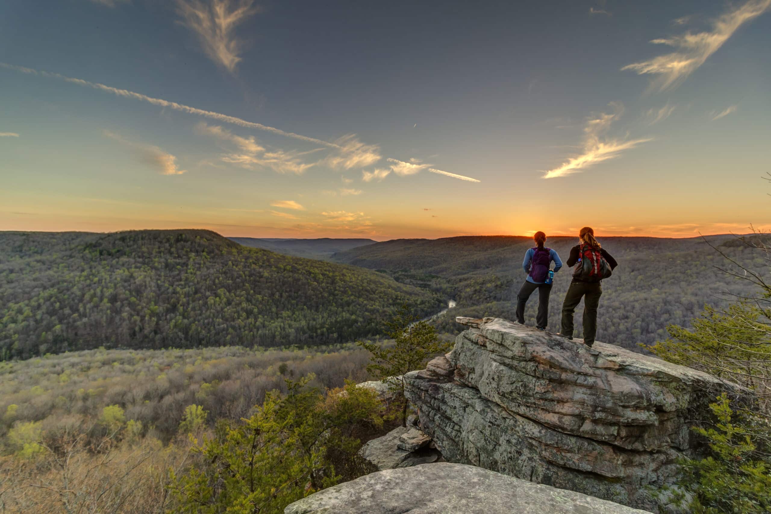 Conservation Common Ground TennGreen Land Conservancy - Sarah Cunningham, Megan Farris Choate, Welch Point, Bridgestone Firestone Centennial Wilderness WMA, White County, Tennessee 2 by Chuck Sutherland